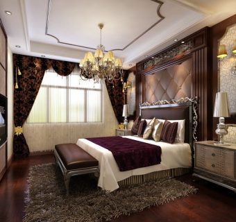 Bedroom Chandeliers for Stunning Classic Interior